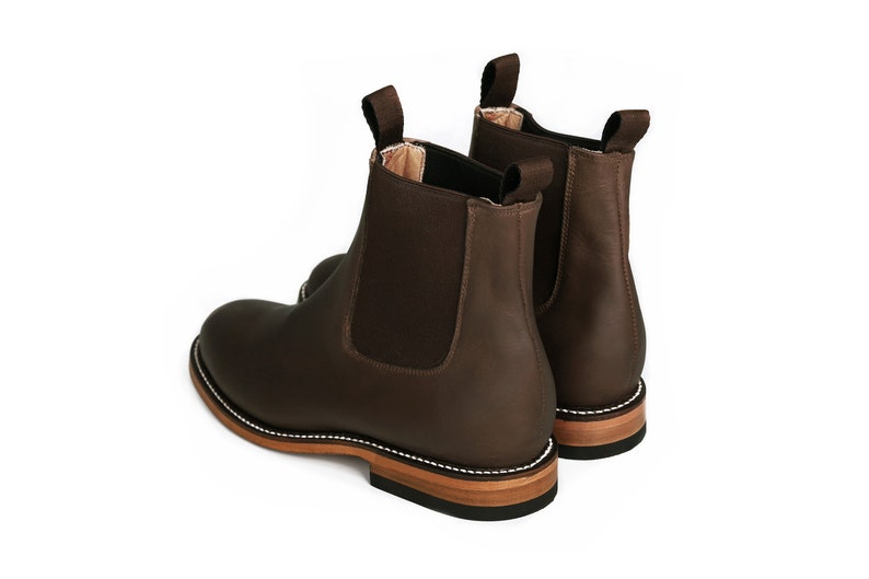 Bota Chelsea Mujer Cafe imagen 5