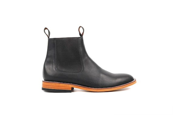 Women s Chelsea Boot black Etsy UK