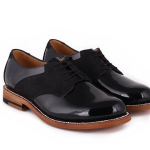 Women's Saddle Shoe Black image 2