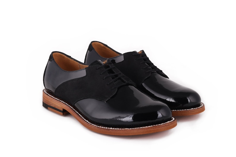 Women's Saddle Shoe Black image 2