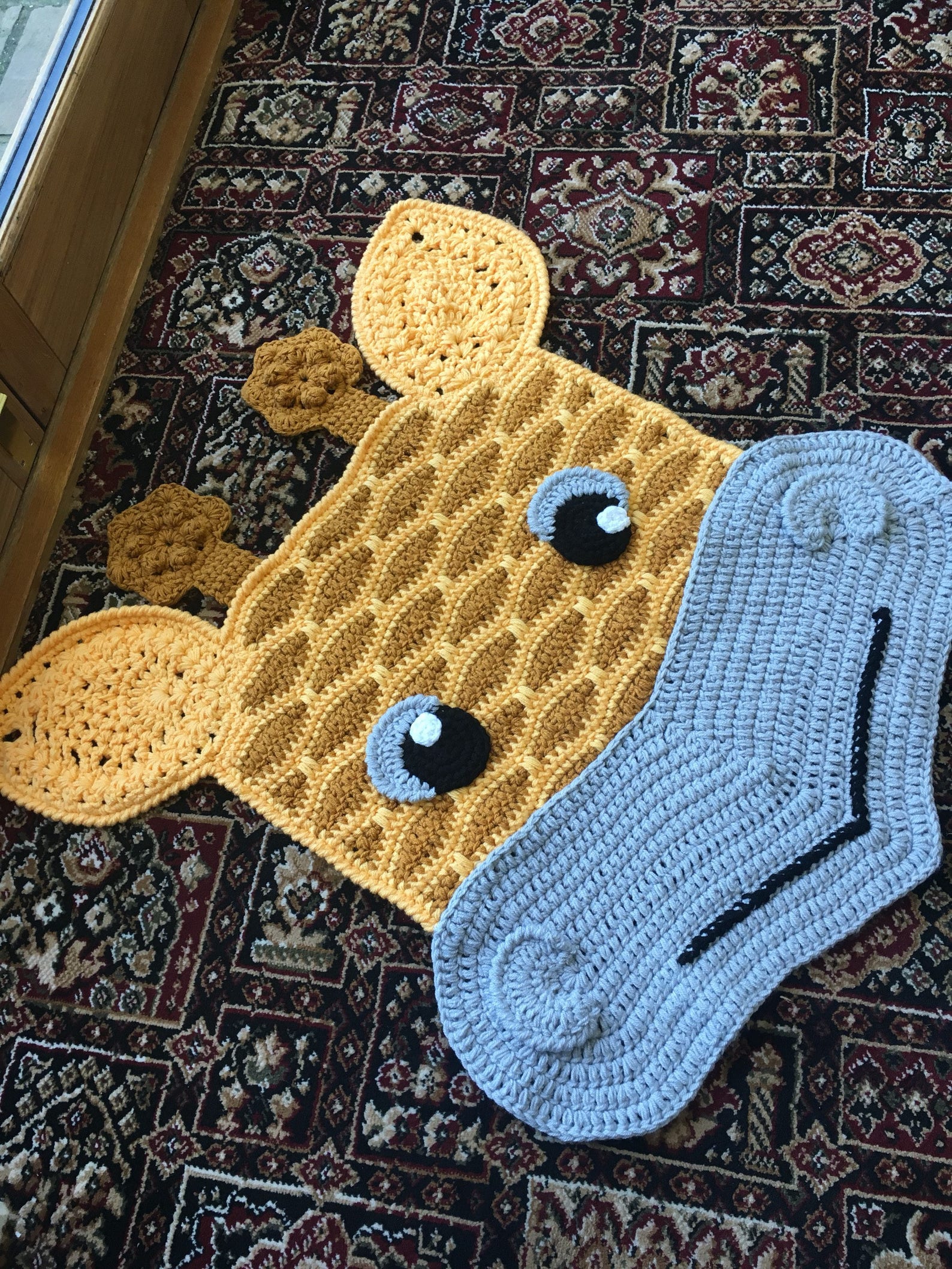 Giraffe Design Rug for Childrens Room or Nursery. Safari Etsy