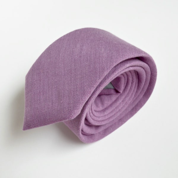 dusty lilac tie