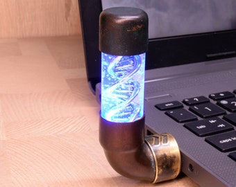 Clé USB Steampunk - Angled Alien DNA - USB 3.0 - 16Gb/32GB/64GB/128GB - Cadeau pour lui - Cadeau d’anniversaire