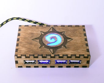 Hearthstone USB Hub - World of Warcraft Style - School gift - Christmas Gift
