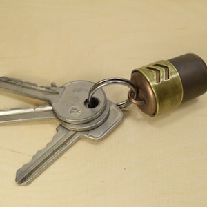 Keychain Steampunk USB 3.0 Drive - Brass Arrow Barrel - 16GB / 32GB / 64GB