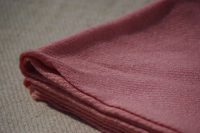 Plain pure merino khadi shawl image 4