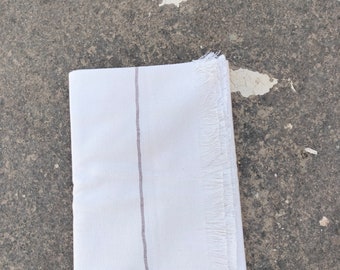 White Handloom cotton /beach/bath towel/Table cloth