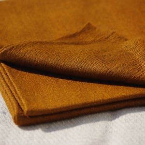 Plain pure merino khadi shawl image 7