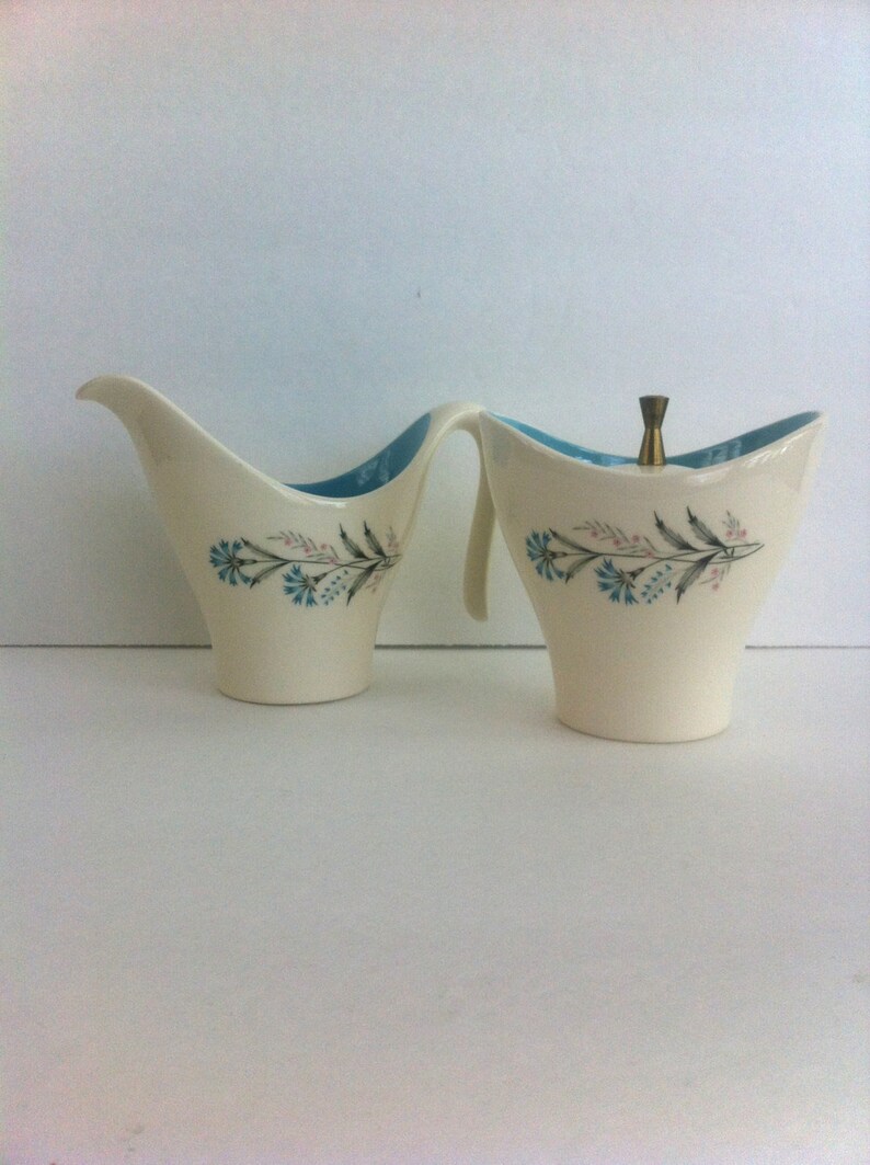 Vintage Taylor Smith & Taylor Lidded Sugar and Cream Set Ever Etsy