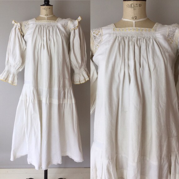 Antique Hungarian Folk Dress, Size S, Antique Folk