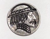 Rare Real Hand Carved Buffalo Hobo Nickel Coin - Classic Man with Mustache Hat Art - Perfect for Jewelry or Novelty - Item HN18024