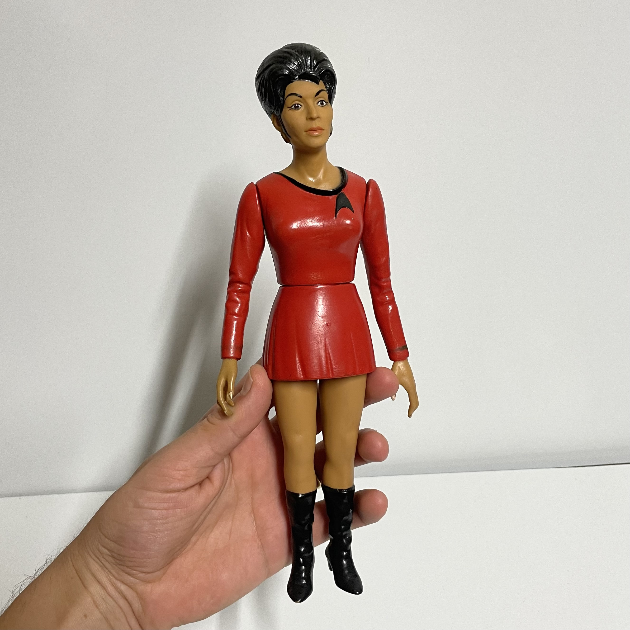 7pc Lot Vintage 1991 Tall Star Trek Action Figure Collection Set