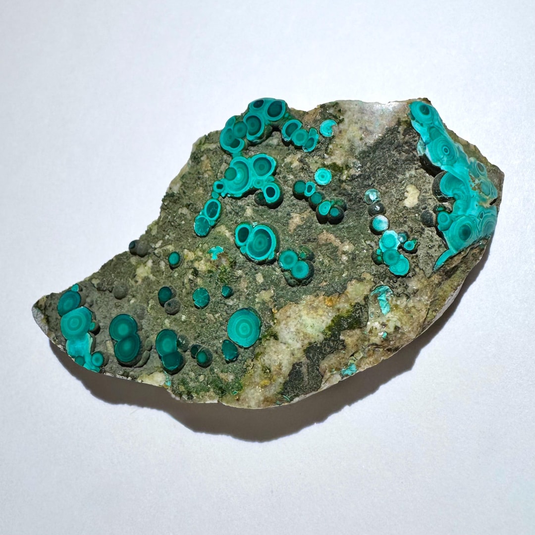 Rare 2.5” Arizona Malachite Crystal Cluster 36g Partially Polished ...