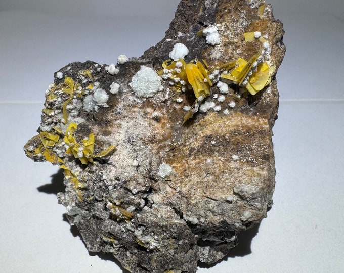 Rare 2.2” Arizona Wulfenite With Hemimorphite Crystal Cluster 101g ...