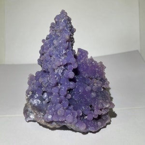 Rare 3.8” Large Druzy Grape Agate Botryoidal Chalcedony Crystal Cluster 230g Crystal Centerpiece - West Sulawesi, Indonesia  - Item:AG23042