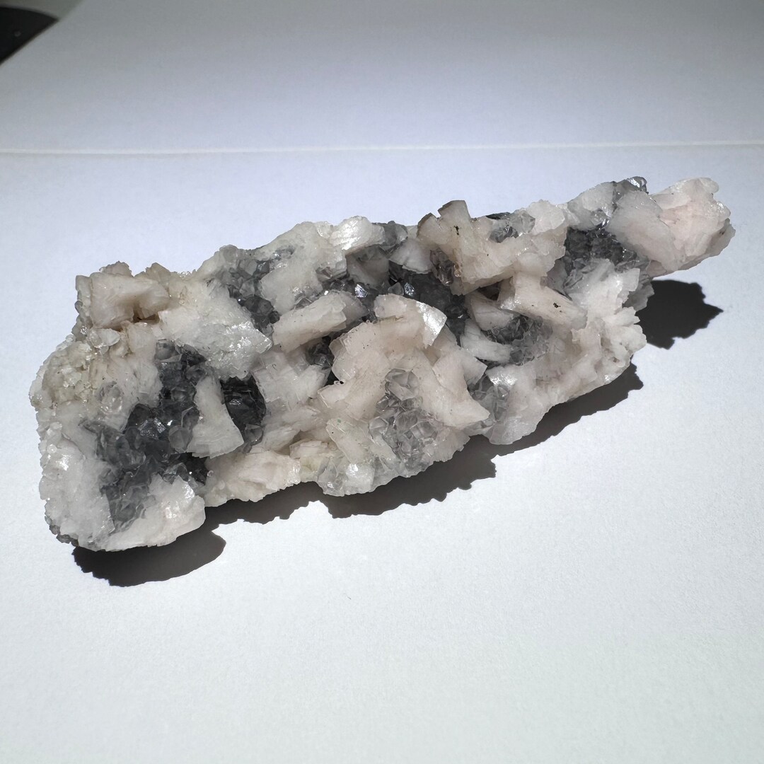 Rare 3 Lustrous Dolomite With Quartz Crystal Cluster 64g Druzy Mineral ...