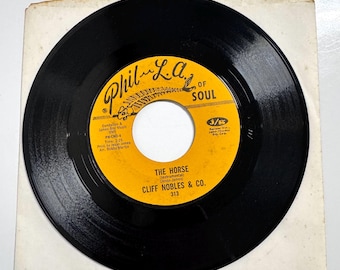 Vintage 1968 Soul Funk Cliff Nobles Love Is All Right The Horse Phil LA Of Soul Vinyl Record Collectible 45 RPM