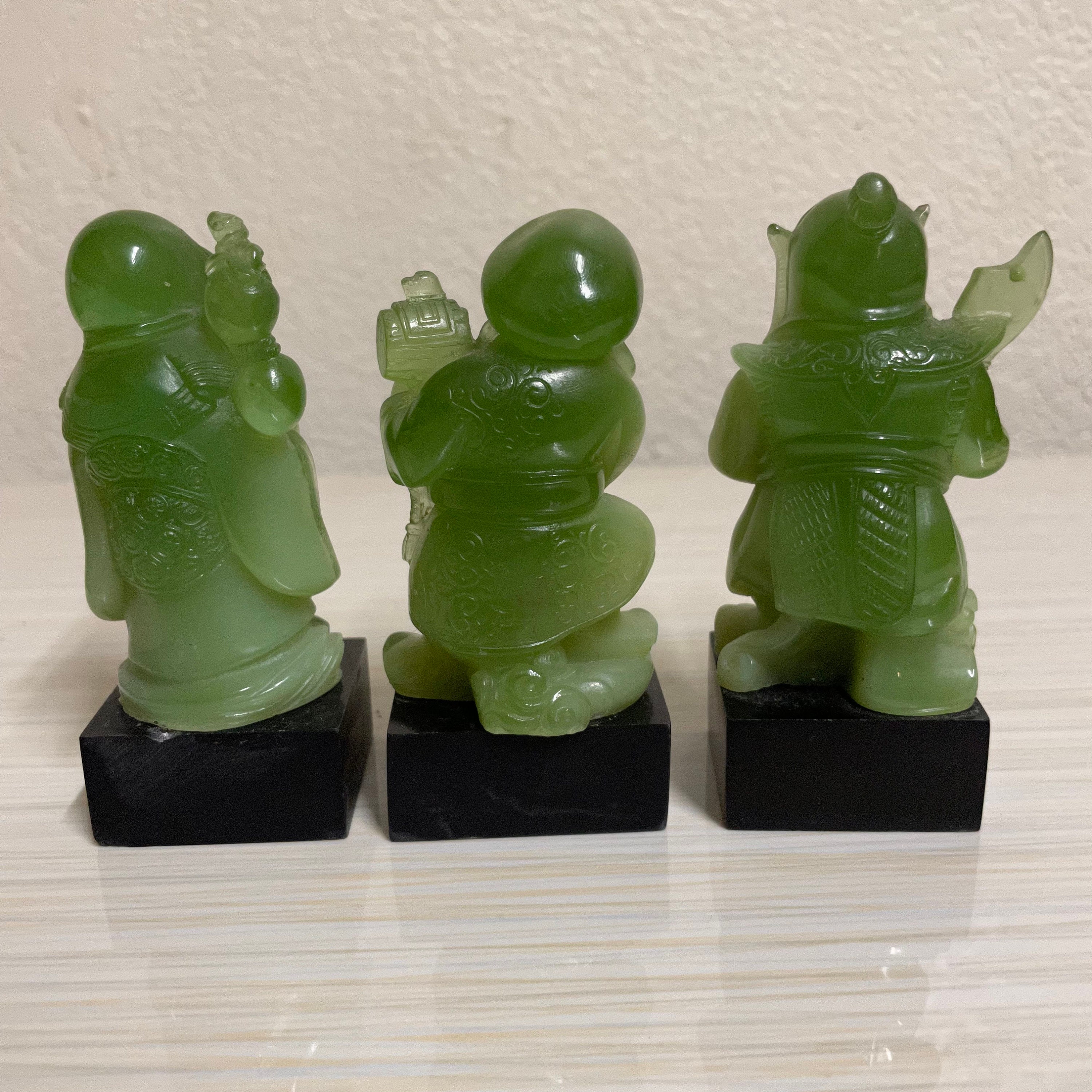 Lot De 4 Figurines Résine Chevaliers Guerriers Moyen-Âge - Art Collection