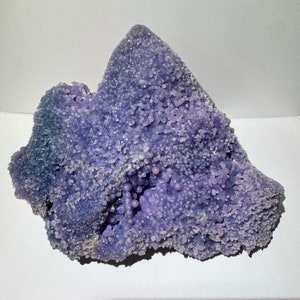 Rare 5.1” Large Grape Agate Botryoidal Chalcedony Crystal Cluster 1.75lb Mineral Centerpiece - West Sulawesi, Indonesia  - Item:AG24007