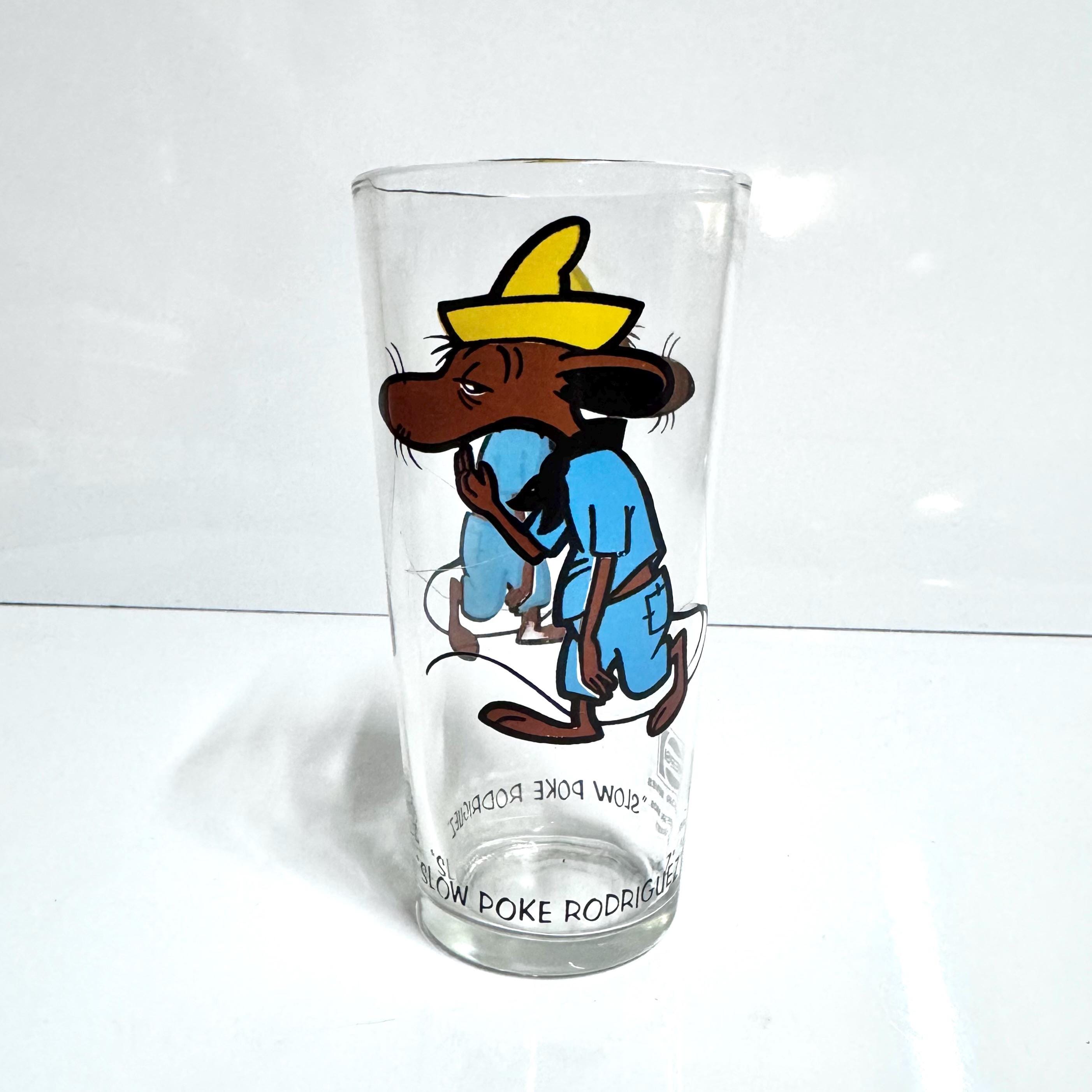 Rare Vintage 1973 Slowpoke Rodriguez Glass Pepsi Collector Cup