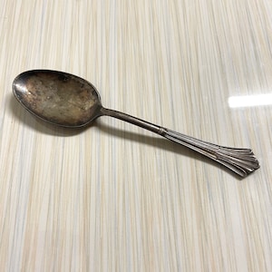 Rare Vintage Fred Harvey Silver Plated Navajo Spoon International