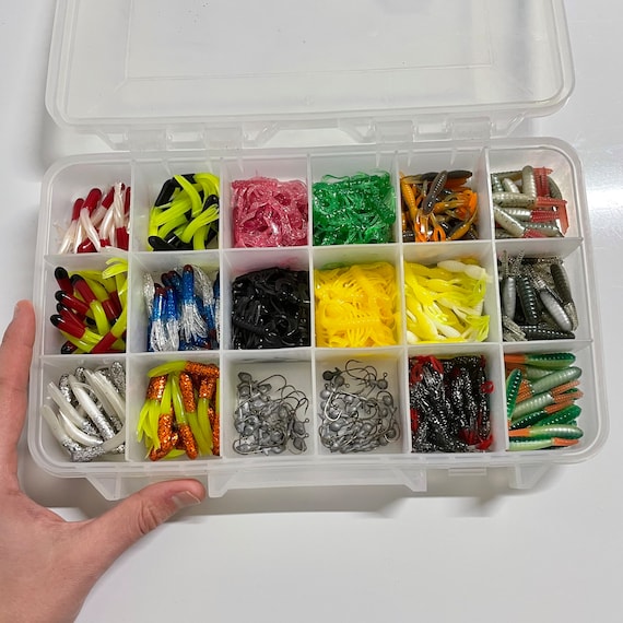 250pc Lot Vintage Fishing Hook and Lure Set Wholesale Bait and