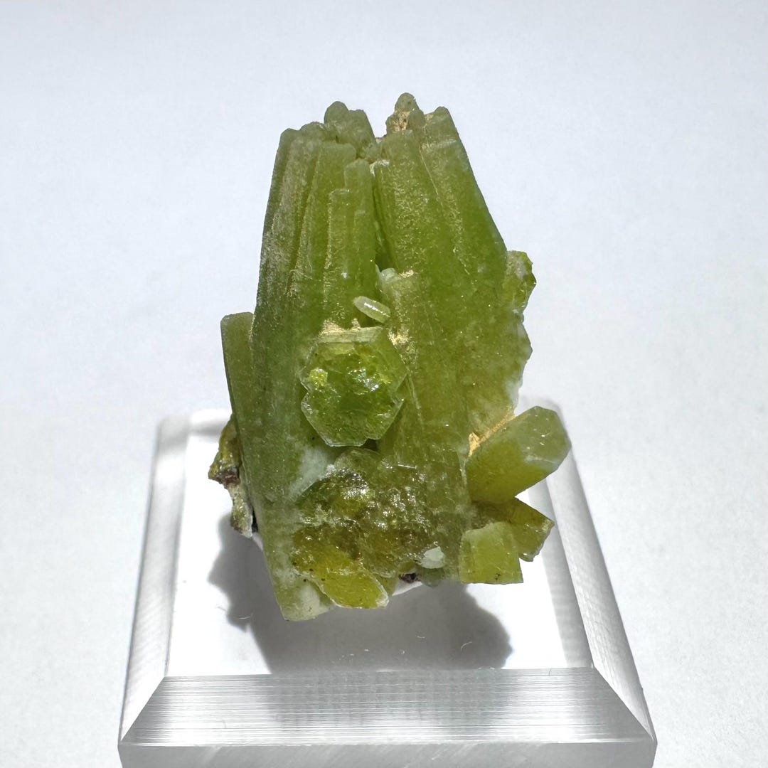 Green Pyromorphite Crystal Cluster 4.5g 18x14mm Mineral Specimen ...