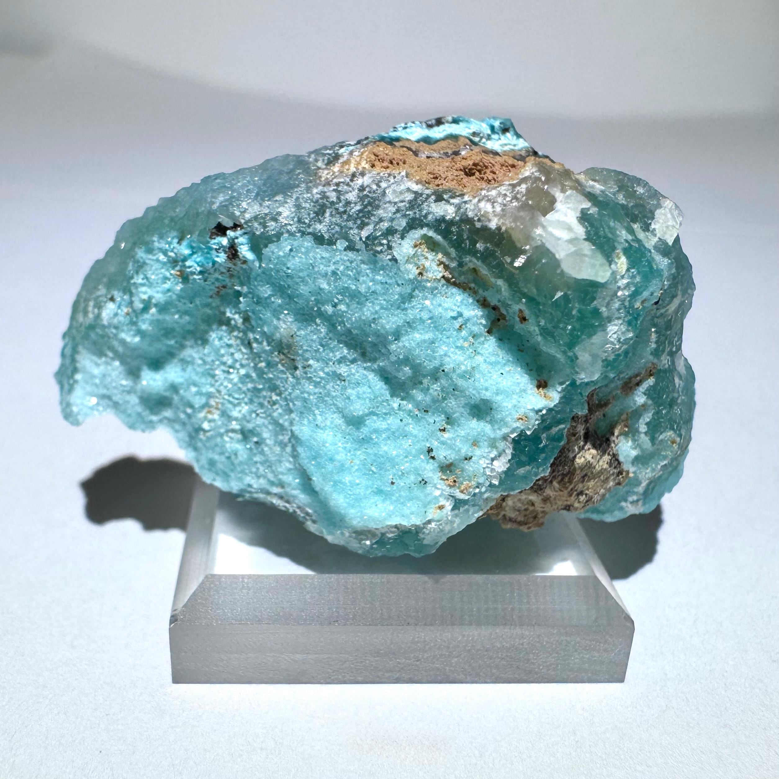 AUCUN PRIX DE RÉSERVE - Merveilleuse Smithsonite verte Sphère- 1600 g AUCUN PRIX DE RÉSERVE - Merveilleuse Smithsonite verte Sphère- 1600 g
