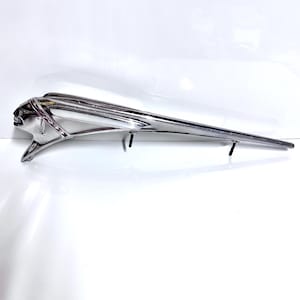 Rare 17” Large Antique 1949 Pontiac Indian Chieftain Chrome Hood Ornament Collectible Vintage Indian Chief Emblem #511506 USA