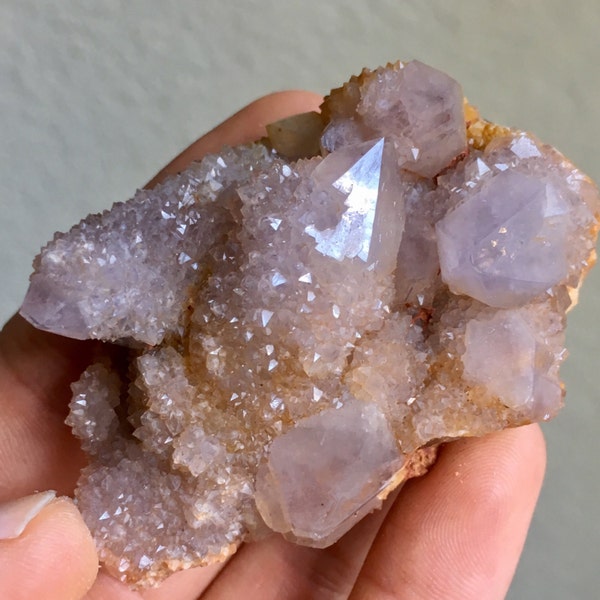 Top Quality 81g Light Spirit Amethyst Crystal Cluster - Magaliesberg, South Africa - Item:Q160664