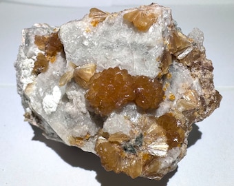 Kazakhstan Stellerite, Gmelinite Crystal Cluster ex Kalát 2.4” 157g Mineral Specimen - Sokolovskoe Iron Mine, Kazakhstan - Item:Q24239