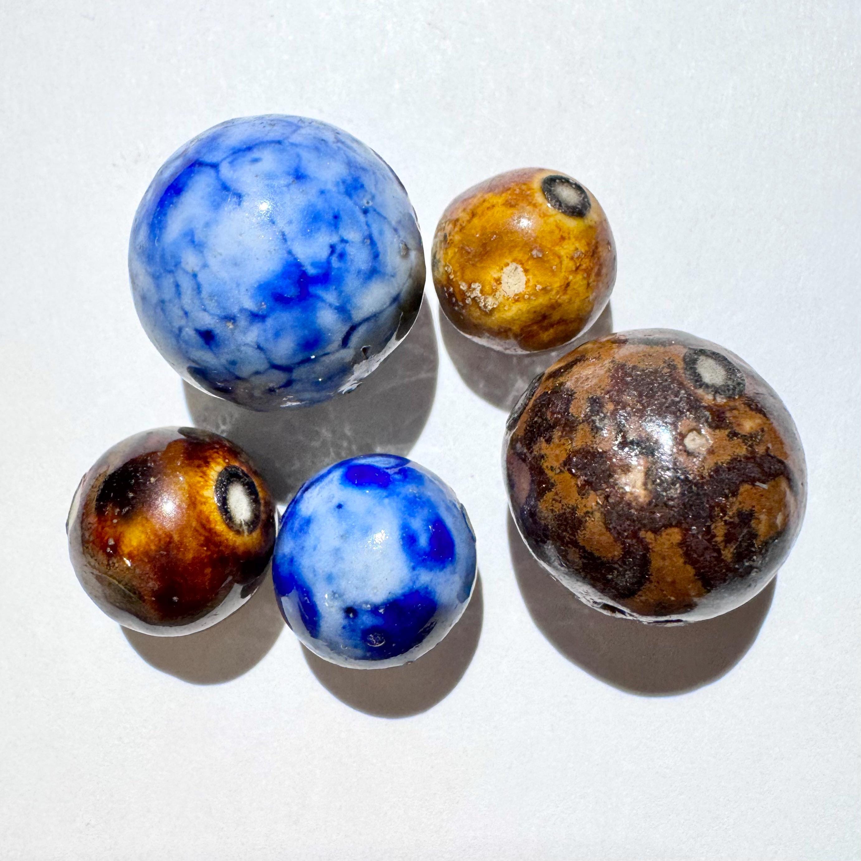 Antique Agate Marbles - Etsy