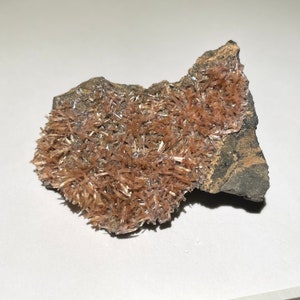 Rare 1.7” Museum Quality Inesite w/ Druzy Quartz 32g Crystal Specimen - Nchwaning Mine, Kuruman, South Africa - Item:IN21002