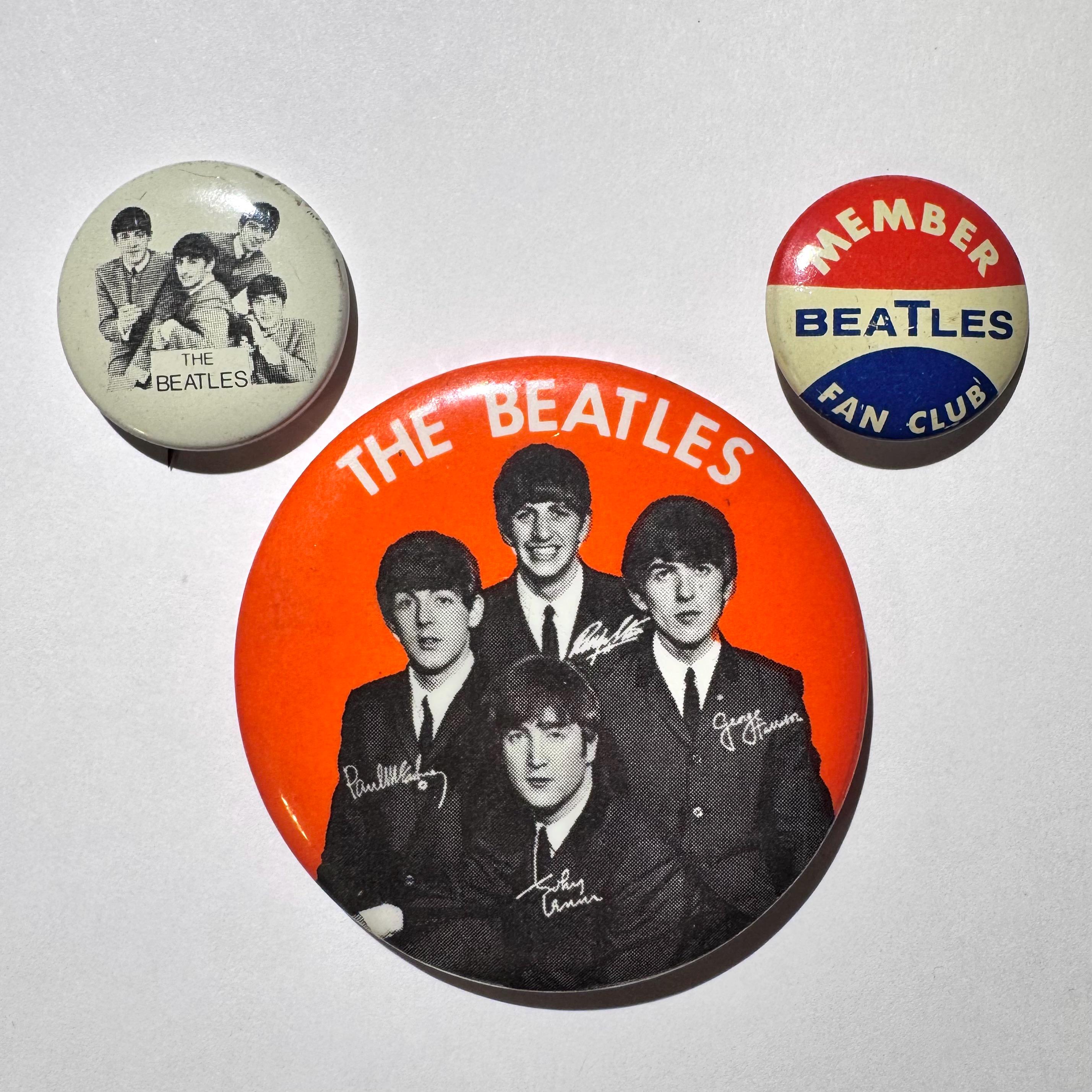 Vintage Beatles Pins - Etsy
