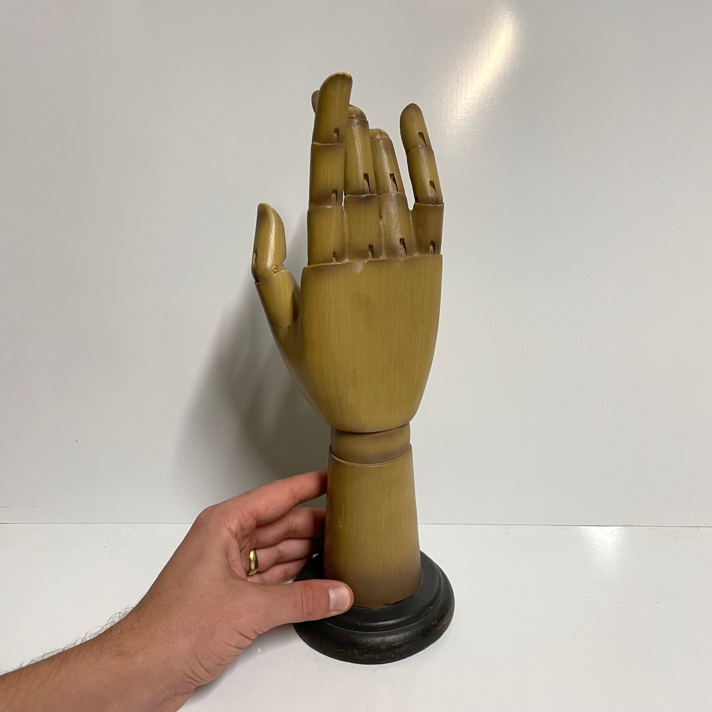 Creative Wooden Finger Art Model Ornaments Wood Joint Doll Hands