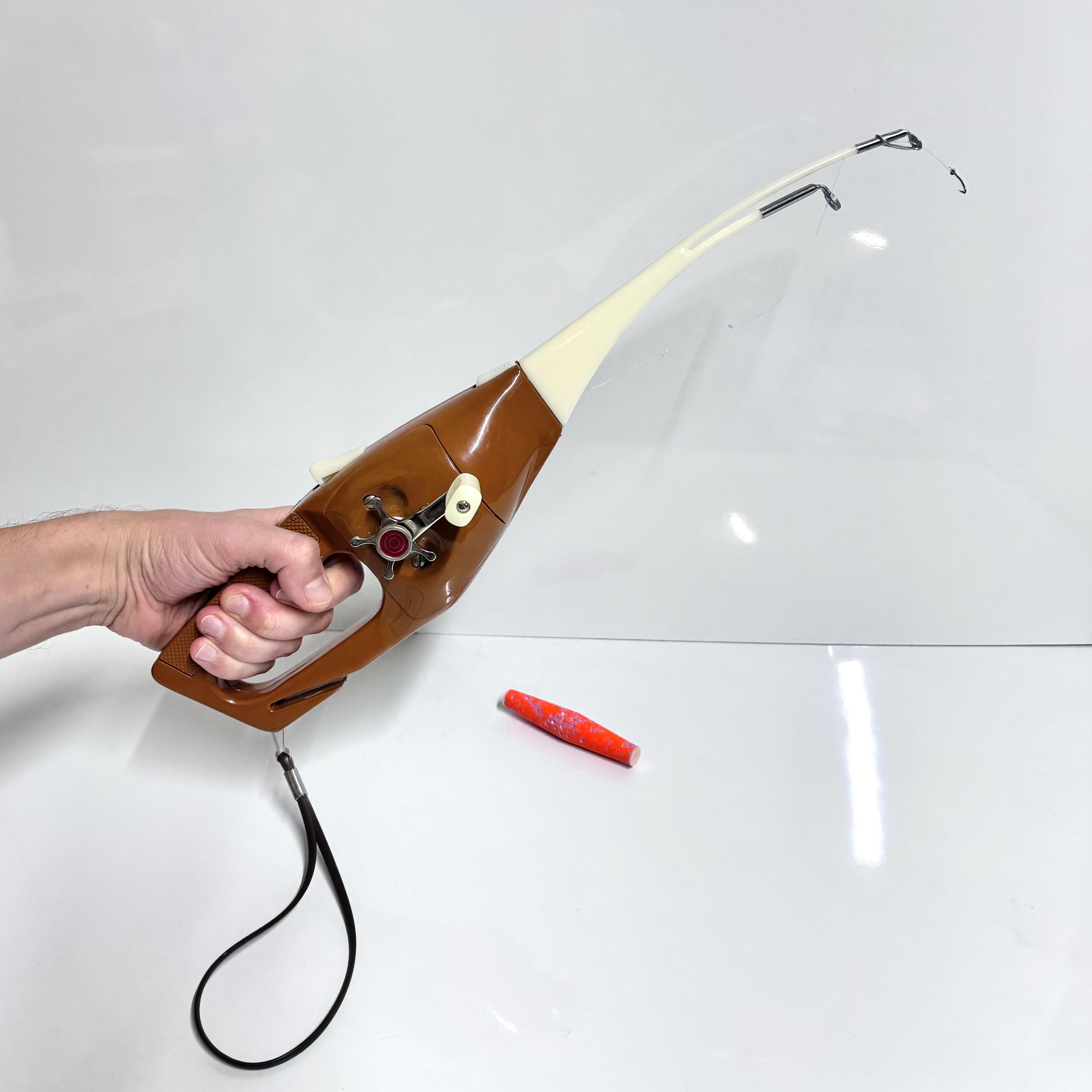 Vintage 1972 Popeil Pocket Fisherman Fishing Pole Rod Reel