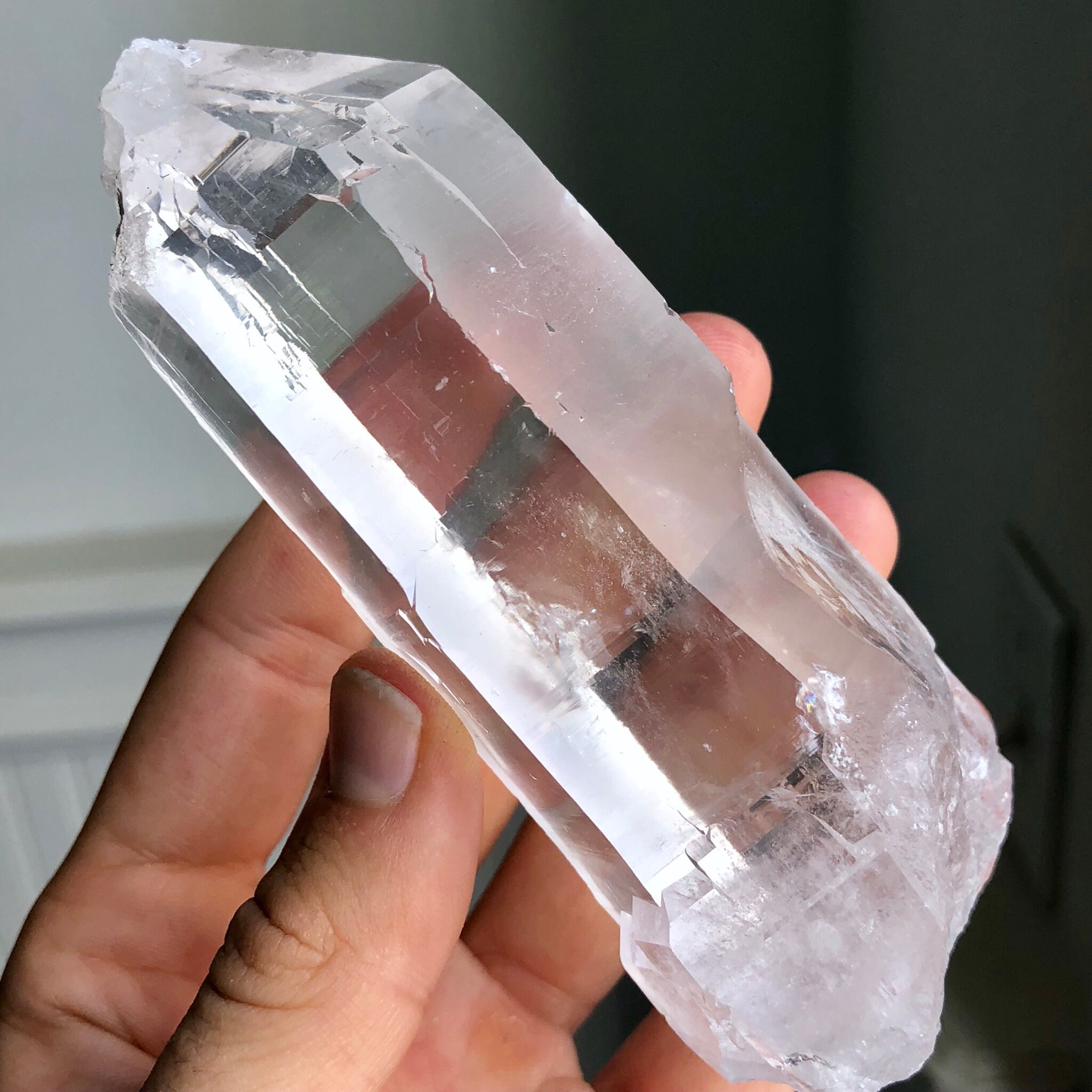 Top Quality 303g 4.6 Natural Clear Quartz Crystal Rod Etsy