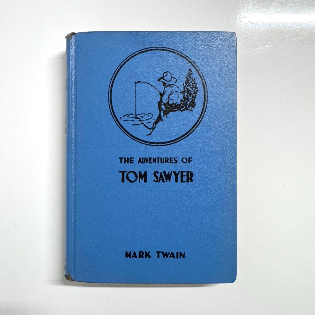 Vintage 1922 the Adventures of Tom Sawyer by Mark Twain Hardcover Book ...