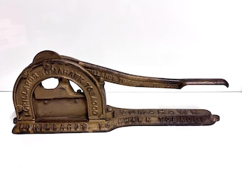 rjr tobacco cutter Brown Mule R.J.R. Tobacco Company Chewing Tobacco Plug Cast Iron Cutter  Chopper