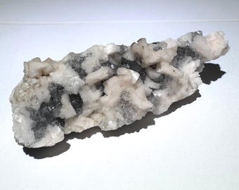 Dolomite with Quartz Crystal Cluster 3” 64g Druzy Mineral Specimen - Zelidja Mine, Touissit, Morocco - Item:Q24212
