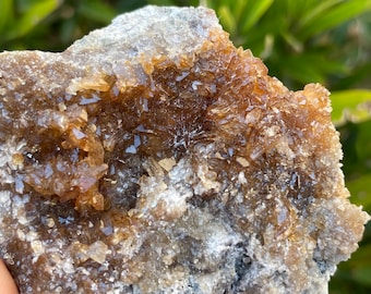Rare 3” California Honey Colemanite Crystal Cluster 147g Old Stock Crystal Specimen - Boron, California, USA - Item:Q21078