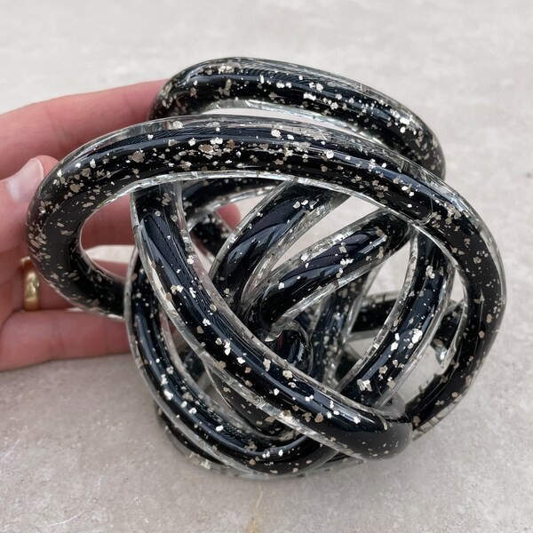 Blown Glass Knot Etsy