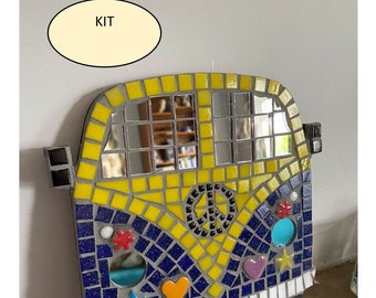 KIT Make Your own Mosaic Camper Van, age 10 years + with adult supervision