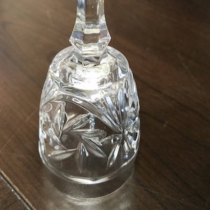 Bleikristall Lead Crystal Bell, Chic Cottage Decor, Dinner Bell, Collectible Decor, Christys Cottage Finds