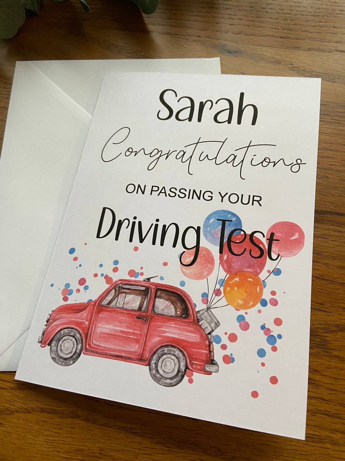 thumbnail interactive-video image 1 of Personalised Passed Driving Test Card – Congratulations For Son Or Grandson 1 of 3
