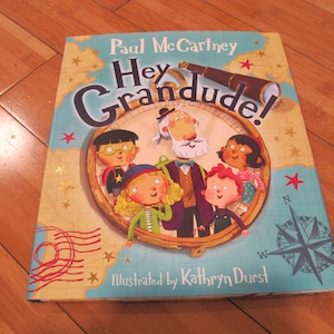 Sir Paul McCartney HAND SIGNED X2 autograph Hey Grandude 1st edition & printing book near mint Condition Book Beatles Kathryn Durst
