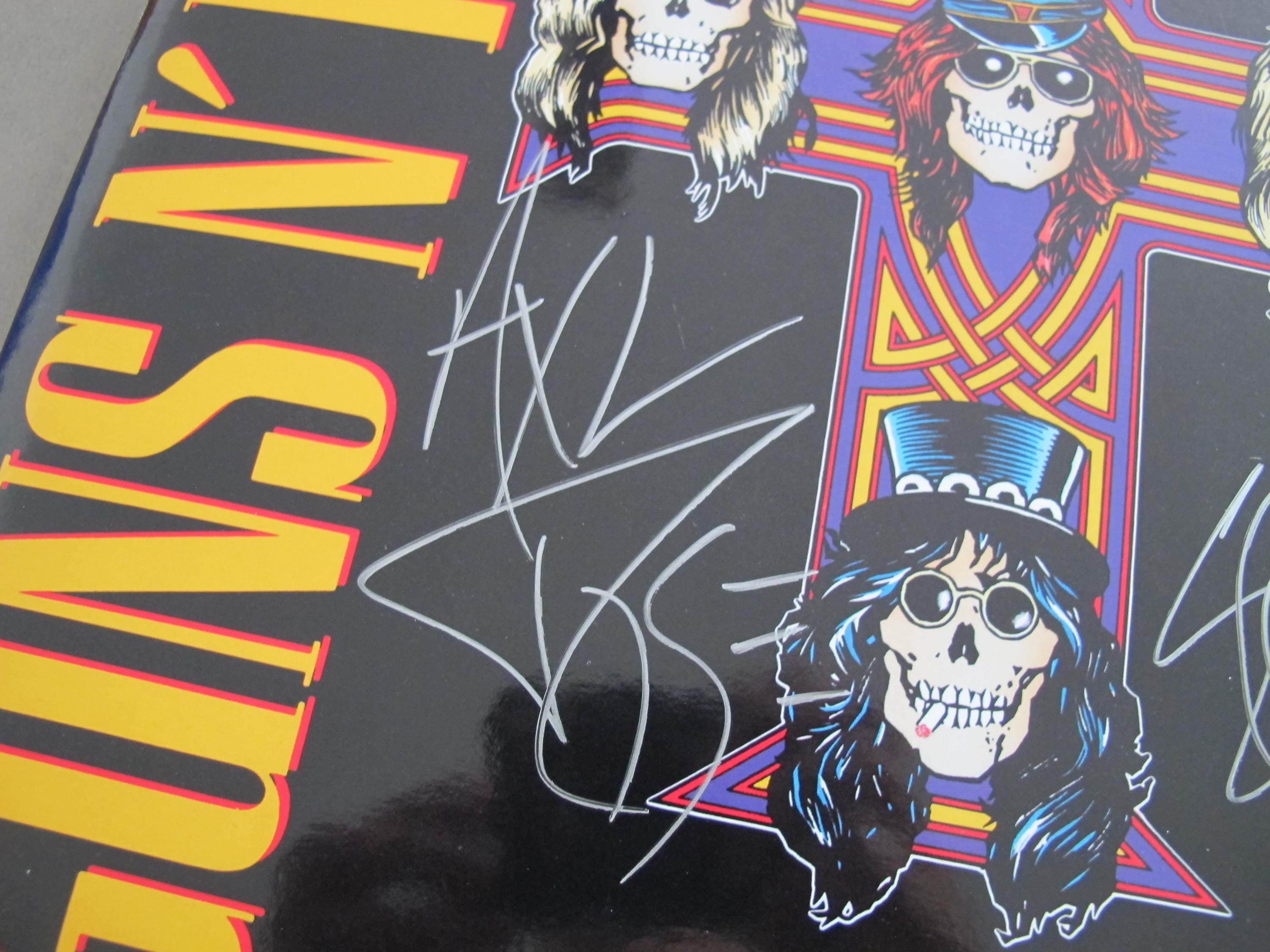 ガンズ・アンド・ローゼズ 直筆サイン入り アペタイト・フォー・ディス