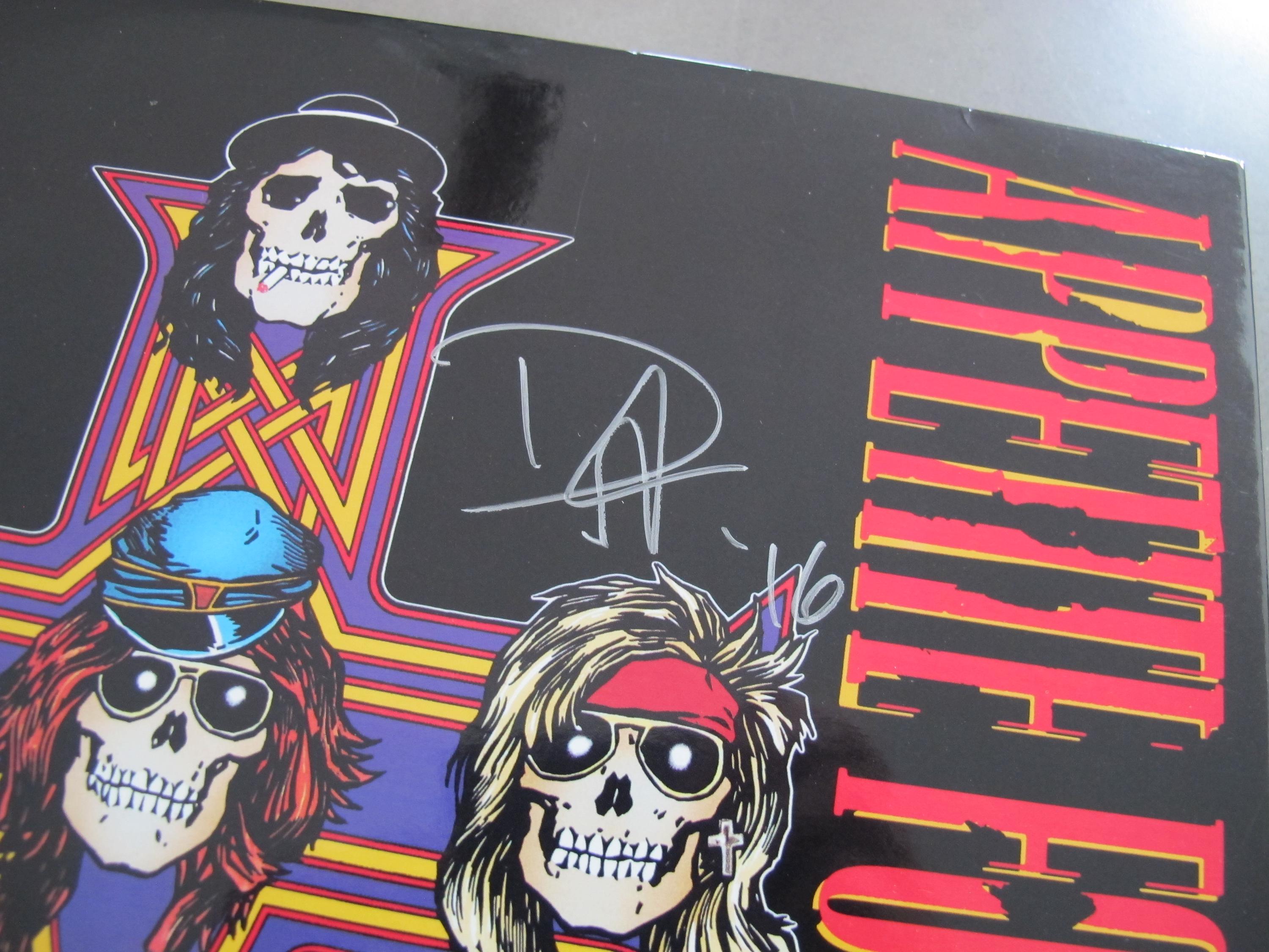 ガンズ・アンド・ローゼズ 直筆サイン入り アペタイト・フォー・ディス