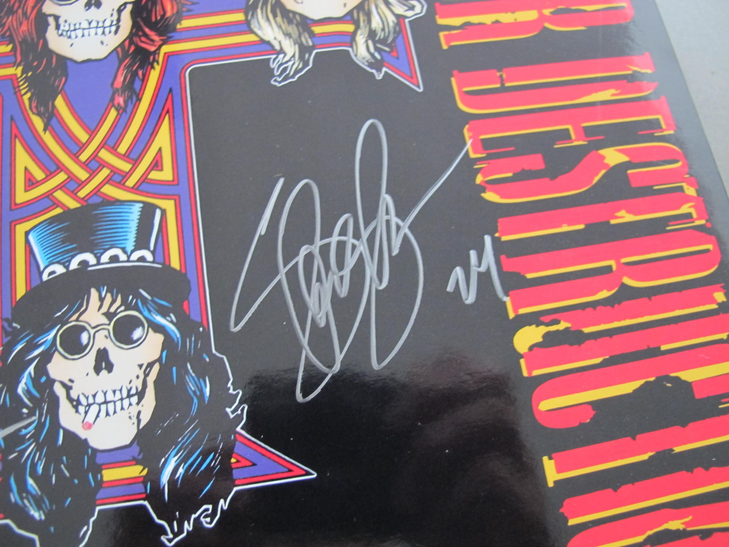 ガンズ・アンド・ローゼズ 直筆サイン入り アペタイト・フォー・ディス