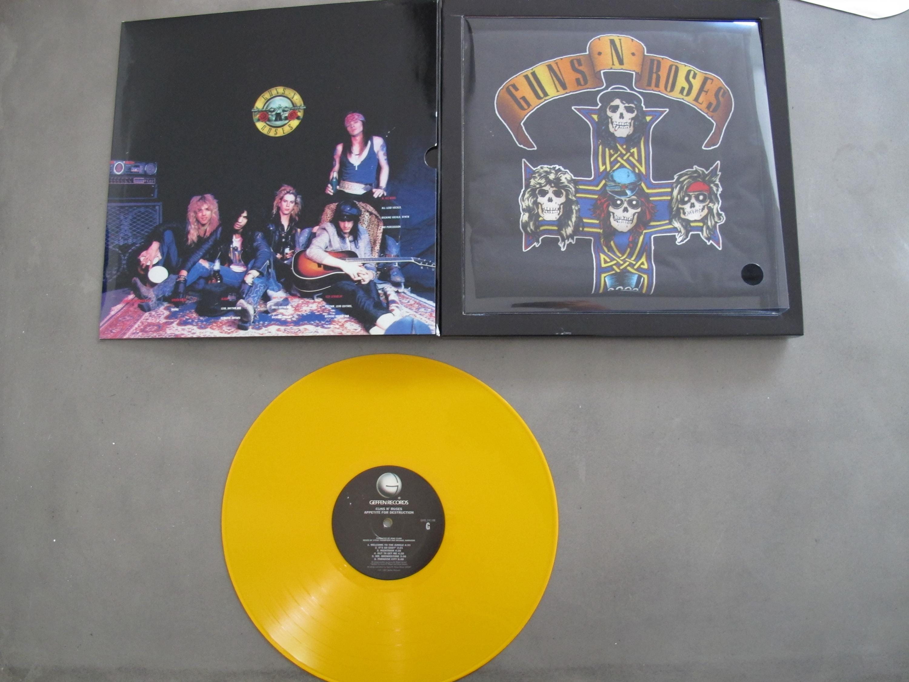 ガンズ・アンド・ローゼズ 直筆サイン入り アペタイト・フォー・ディス
